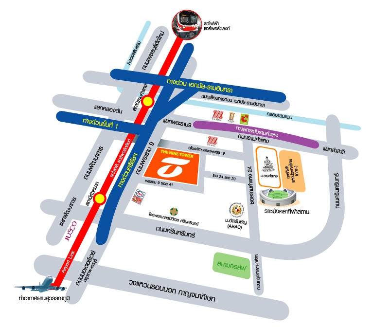 แผนที่สำนักงานใหญ่